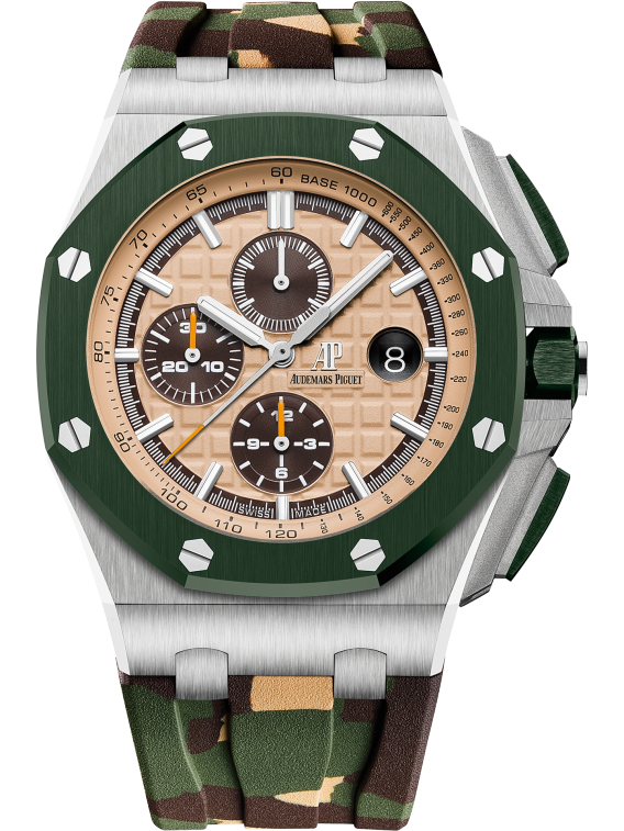 OFFSHORE Beige Camouflage Dial CHRONOGRAPH 44mm - SILKROAD