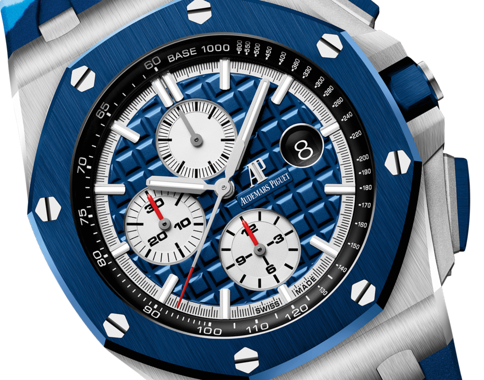 OFFSHORE Blue Camouflage Dial CHRONOGRAPH 44mm - SILKROAD