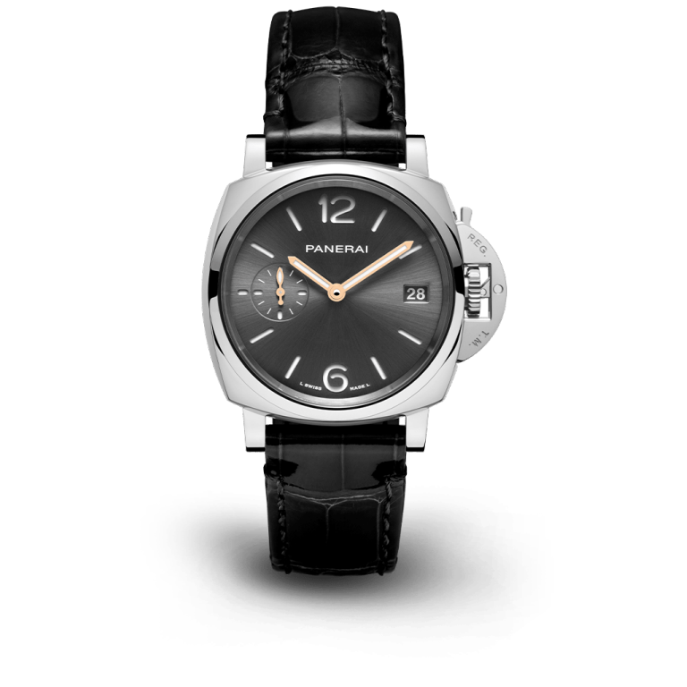 Luminor Due Anthracite sun-brushed 38mm - SILKROAD