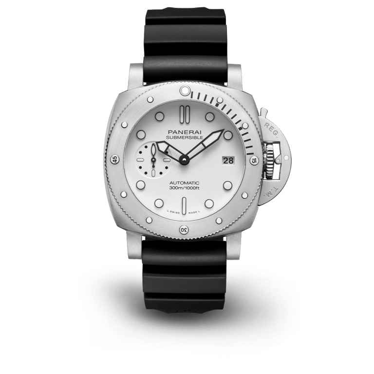 Submersible White Bianco 42mm - SILKROAD