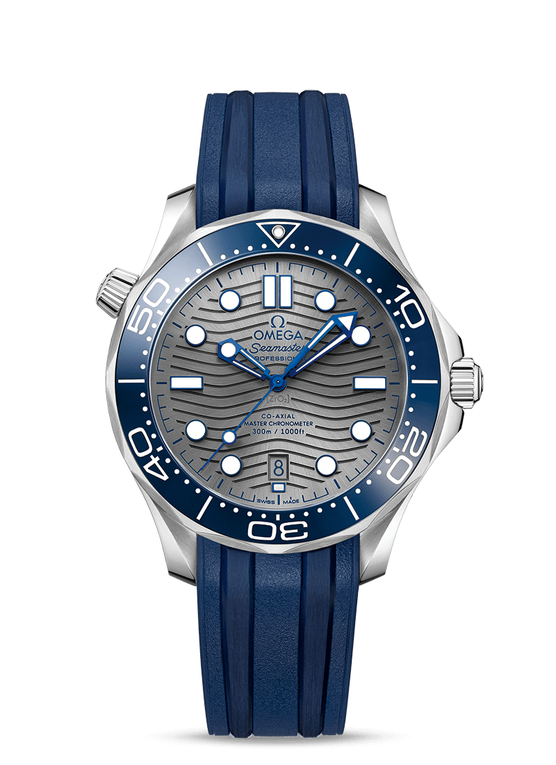 Seamaster Diver 300m Blue / Grey 42mm - SILKROAD