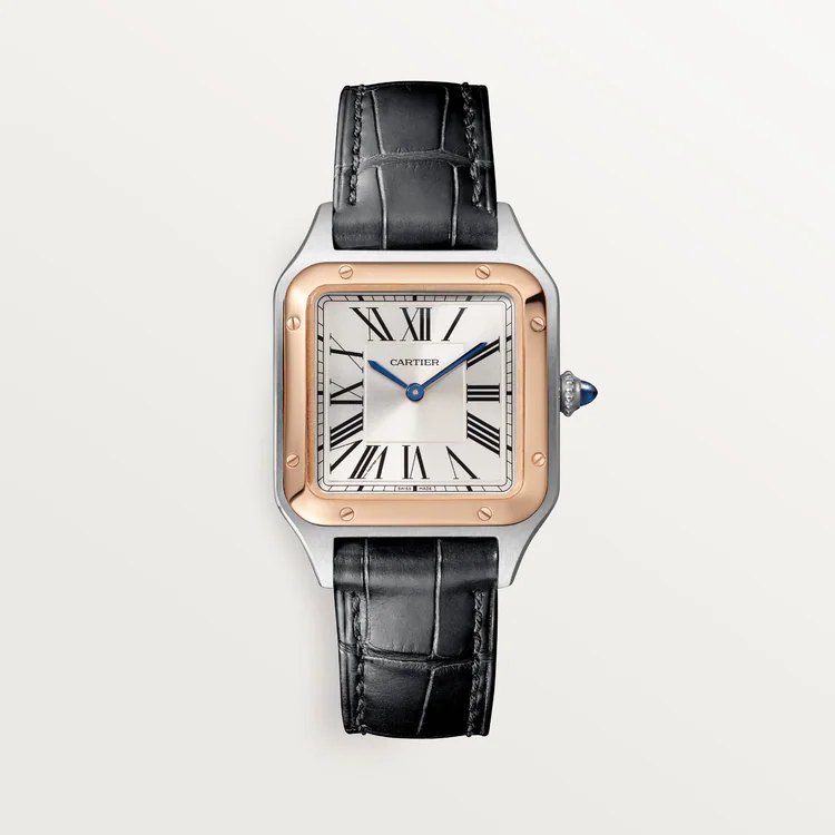 SANTOS-DUMONT Rose Gold MIx 38mm - SILKROAD