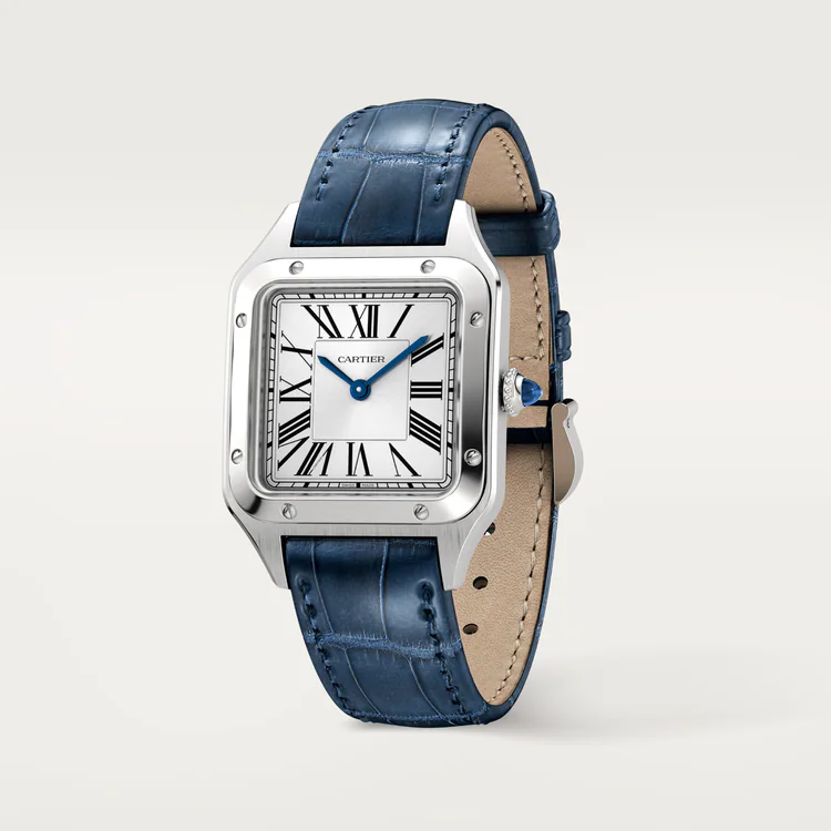 SANTOS-DUMONT Blue Strap 38mm - SILKROAD