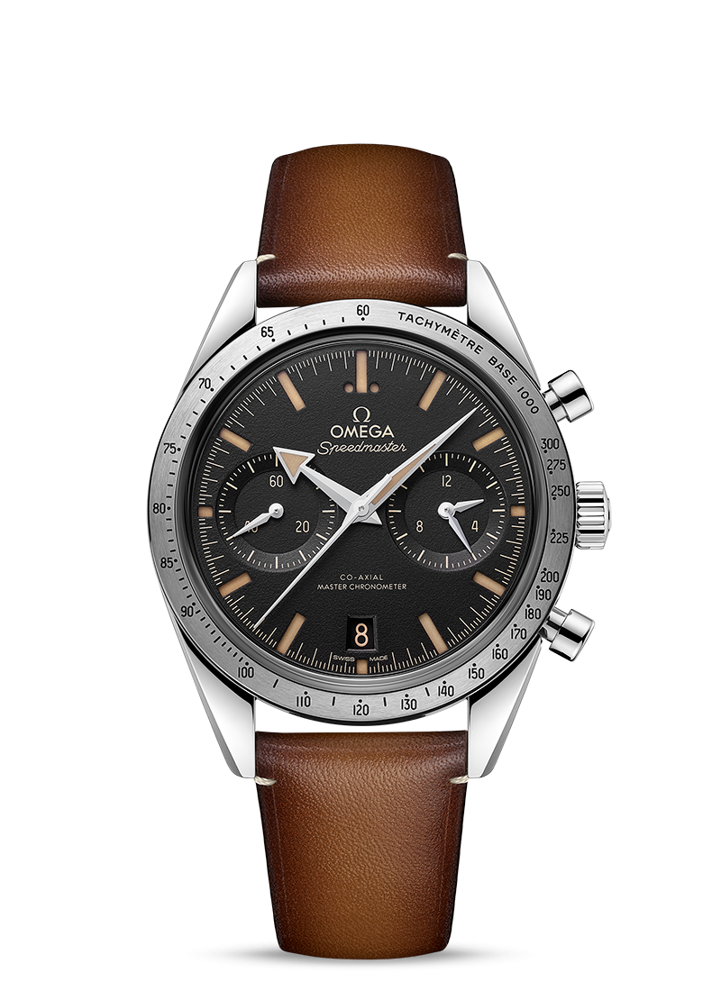 SPEEDMASTER '57 Black 40.5mm - SILKROAD