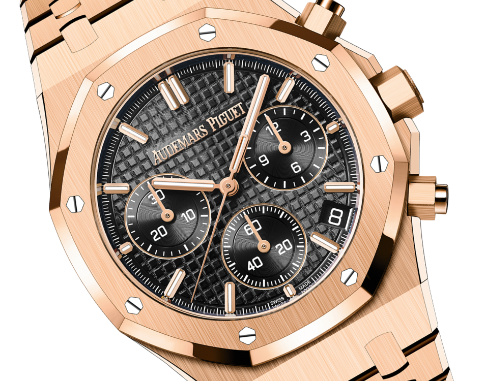 ROYAL OAK Pink Gold Black Dial CHRONOGRAPH 41mm - SILKROAD