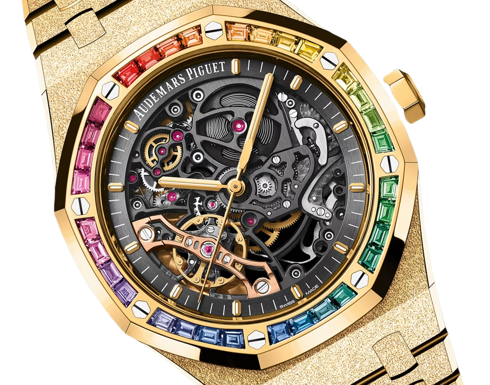 Royal Oak Frosted Gold Double Balance Wheel Openworked 41mm - SILKROAD