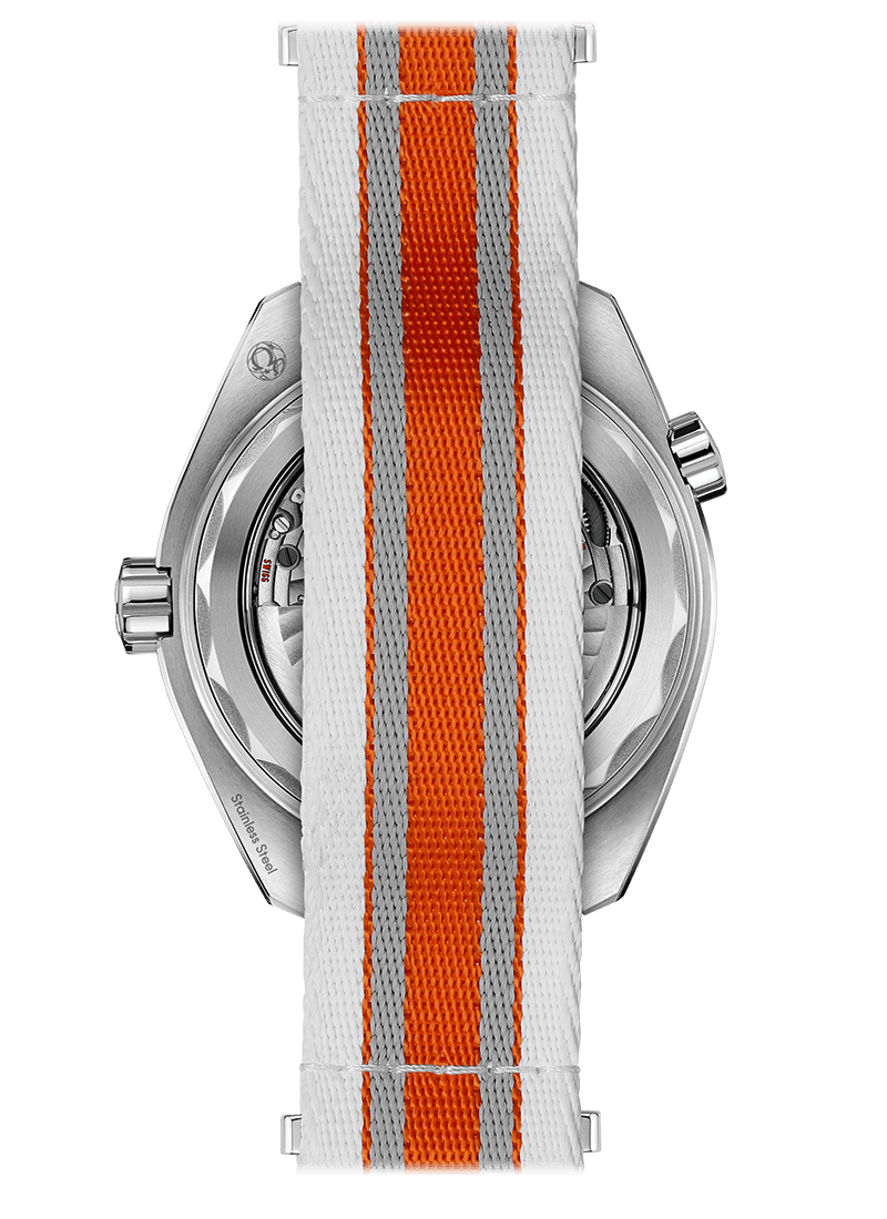 PLANET OCEAN 600M White / Orange 43.5mm - SILKROAD