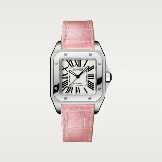 SANTOS 100 Pink Strap 35.6mm - SILKROAD