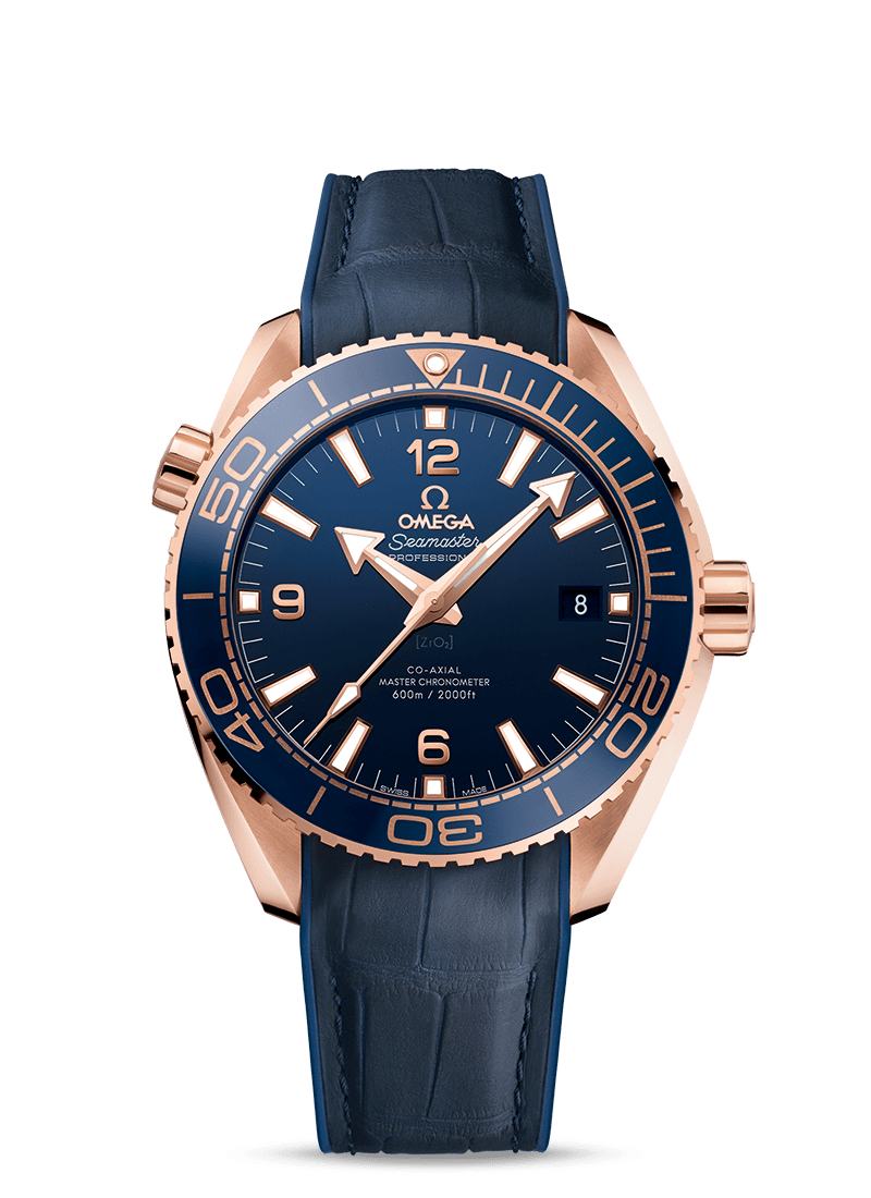 PLANET OCEAN 600M Deep Blue / Gold 43.5mm - SILKROAD