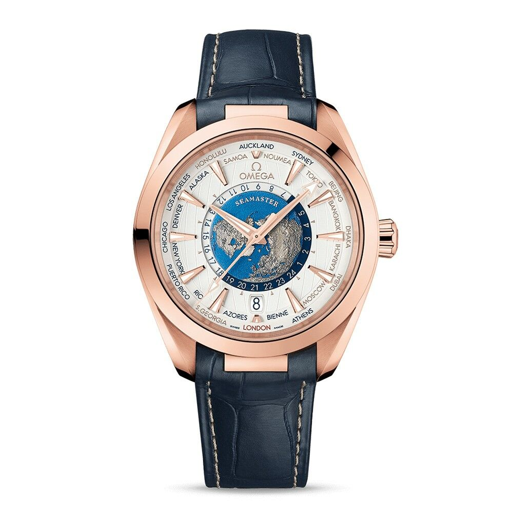 Seamaster Aqua Terra 150M Worldtimer GMT 43mm - SILKROAD