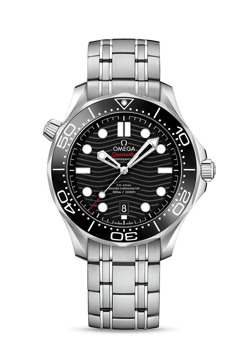Seamaster Diver 300m Black 42mm - SILKROAD