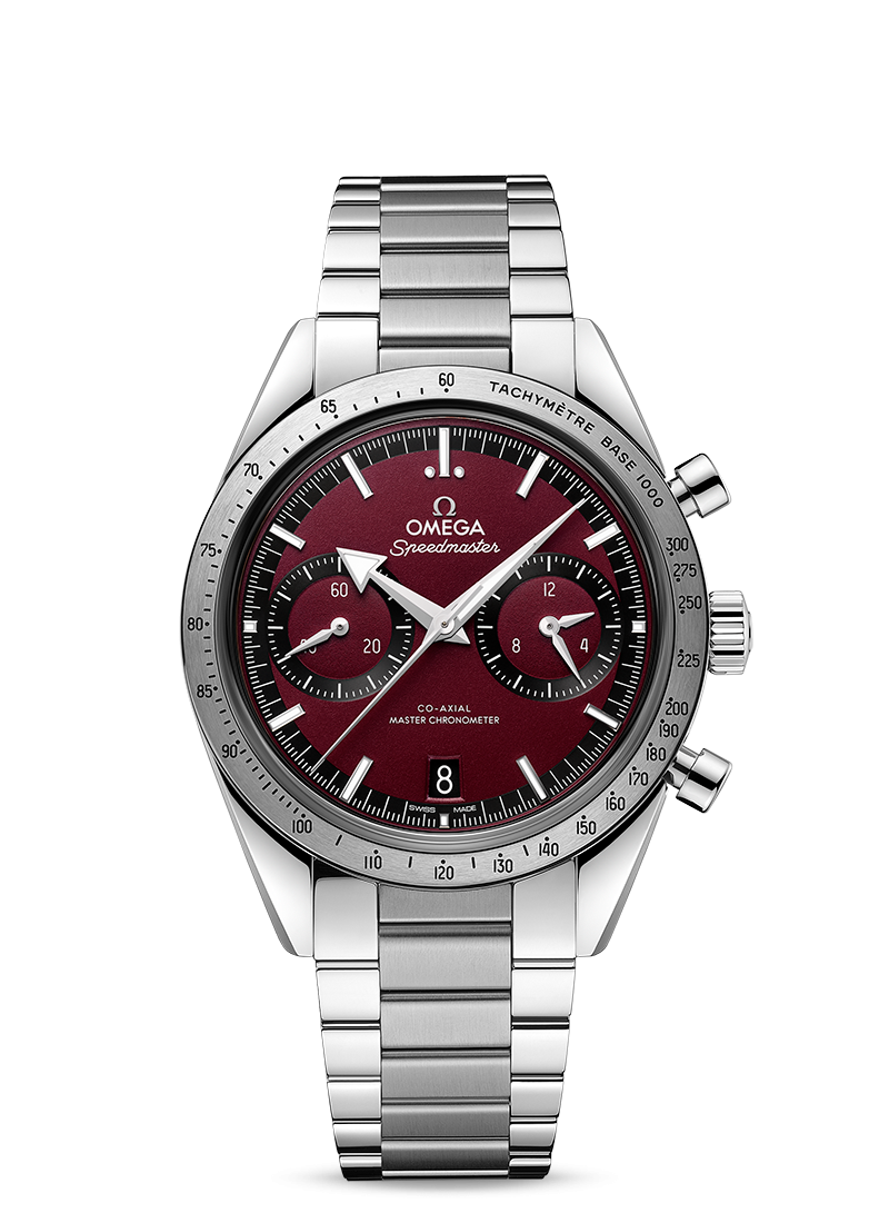 SPEEDMASTER '57 Red 40.5mm - SILKROAD