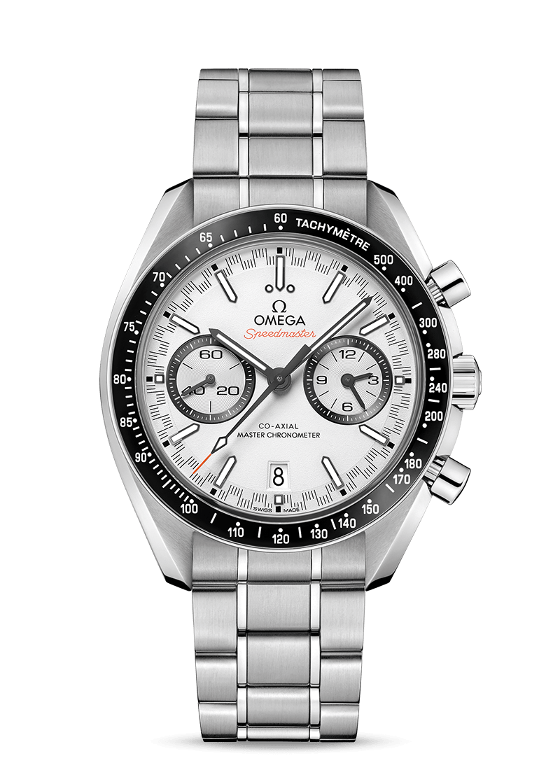 Speedmaster RACING White 44.25mm - SILKROAD