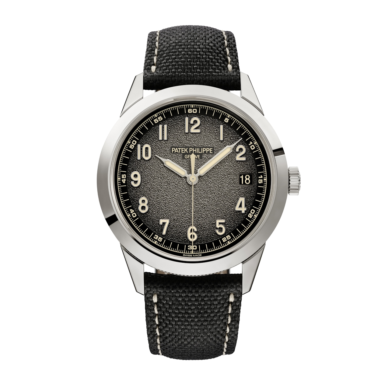 Patek Philippe Calatrava 5226G-001-Black calfskin - SILKROAD