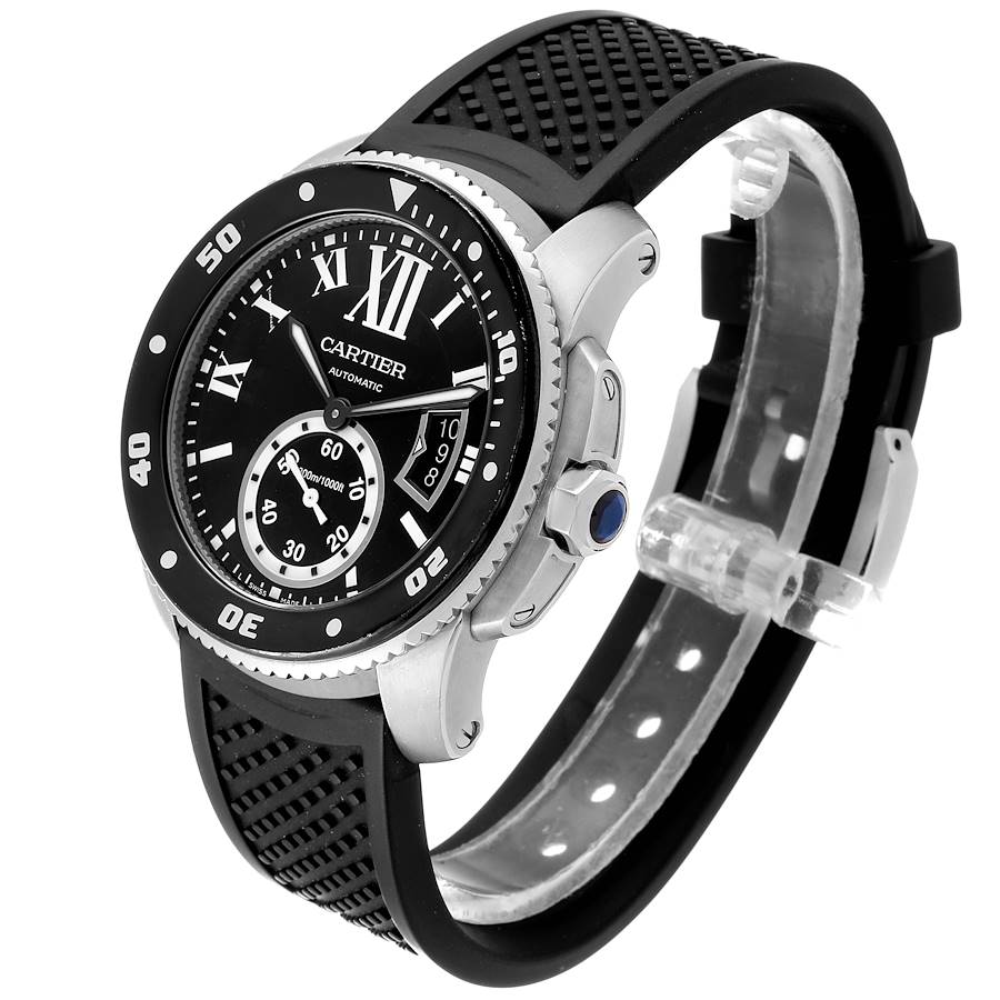 Calibre Diver Black Rubber 42mm - SILKROAD