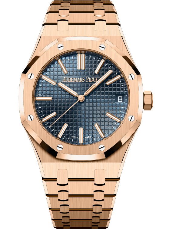 ROYAL OAK Pink Gold “Bleu nuit nuage 50” Dial 41mm - SILKROAD