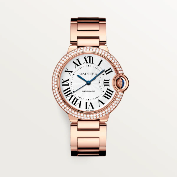 BALLON BLEU Diamond Rose Gold 36mm - SILKROAD