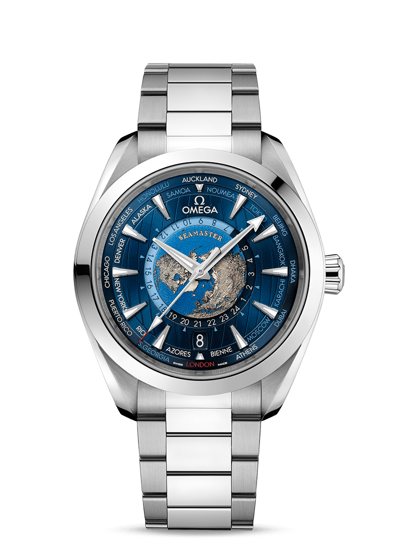 Seamaster Aqua Terra 150M Worldtimer GMT 43mm - SILKROAD