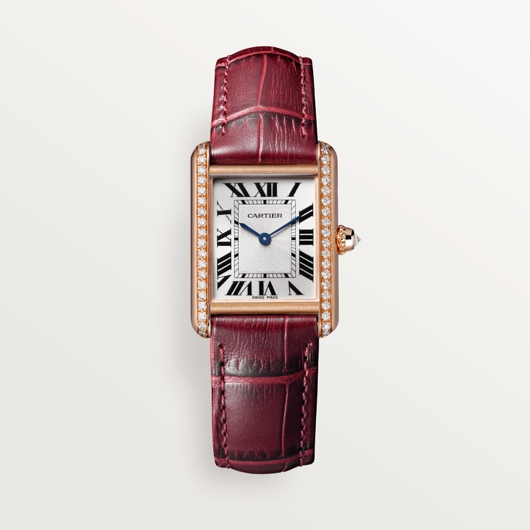 TANK LOUIS Rose Gold Diamond 22mm - SILKROAD