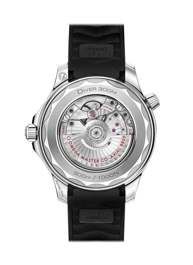 Seamaster Diver 300m Black / White 42mm - SILKROAD
