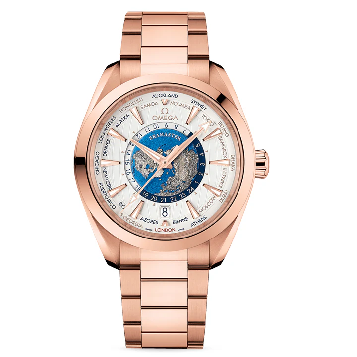 Seamaster Aqua Terra 150M Worldtimer GMT 43mm - SILKROAD