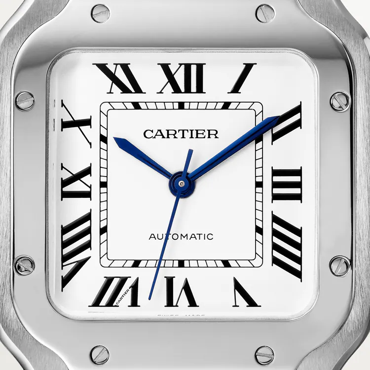 SANTOS Classic Silver 35mm - SILKROAD