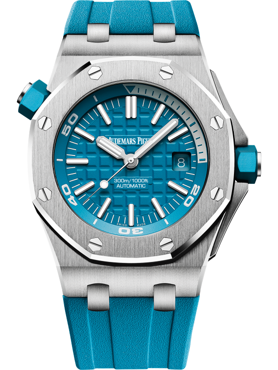 OFFSHORE DIVER Turquoise Blue Dial 42mm - SILKROAD