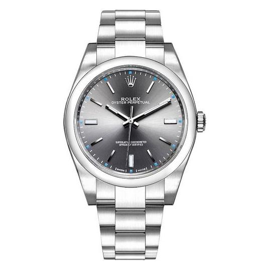 Oyster Perpetual Dark Rhodium 39mm - SILKROAD