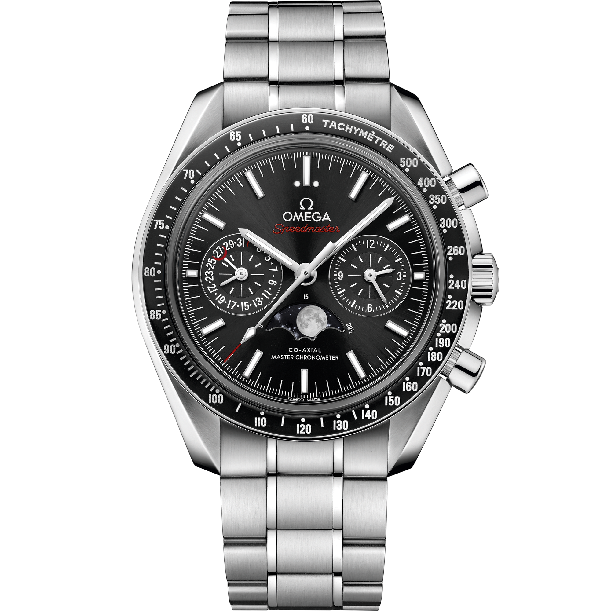 Speedmaster MoonPhase 44.25 mm Stainless steel Stainless steel - SILKROAD