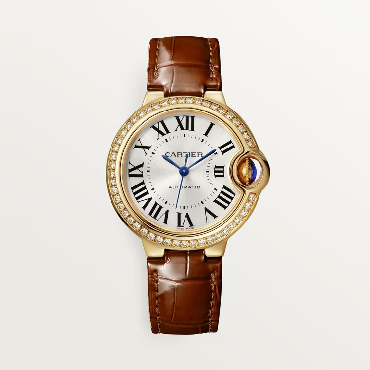 BALLON BLEU Diamond Yellow Gold 33mm - SILKROAD