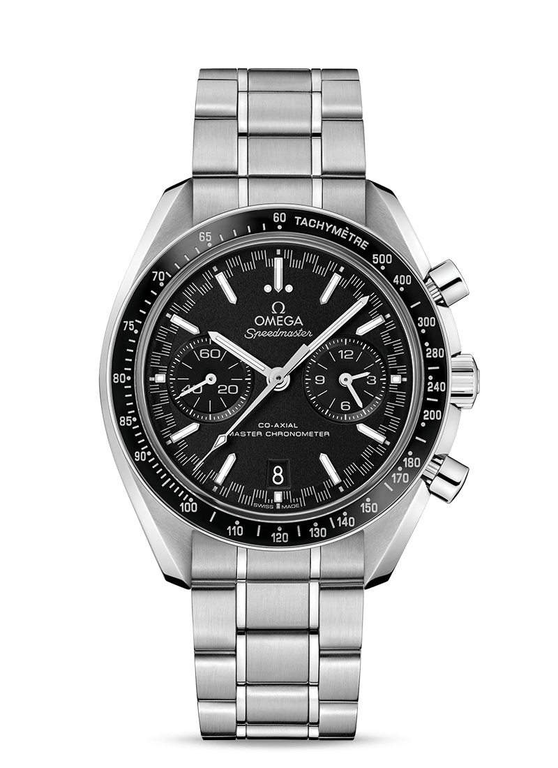 Speedmaster RACING Black 44.25mm - SILKROAD
