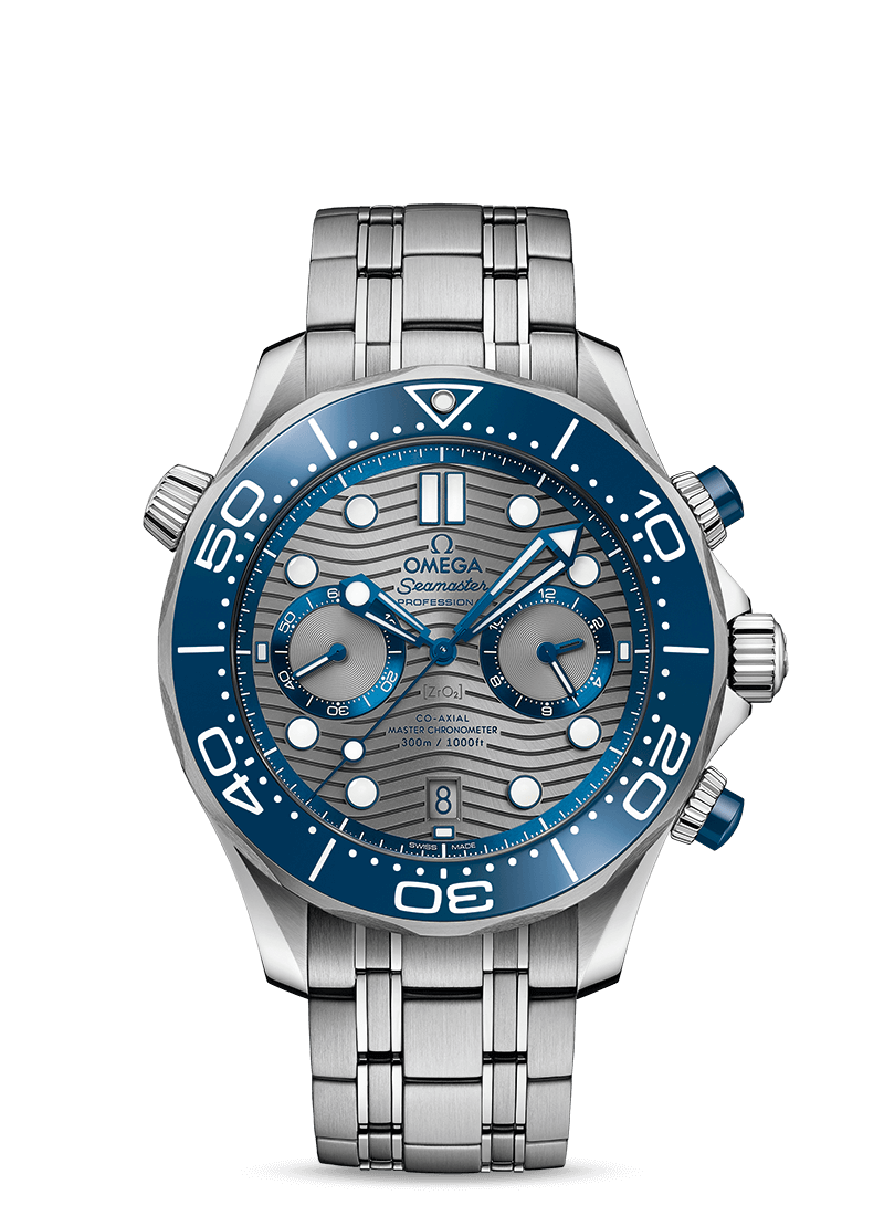 Seamaster Diver 300m CHRONOGRAPH Blue / Grey 44mm - SILKROAD