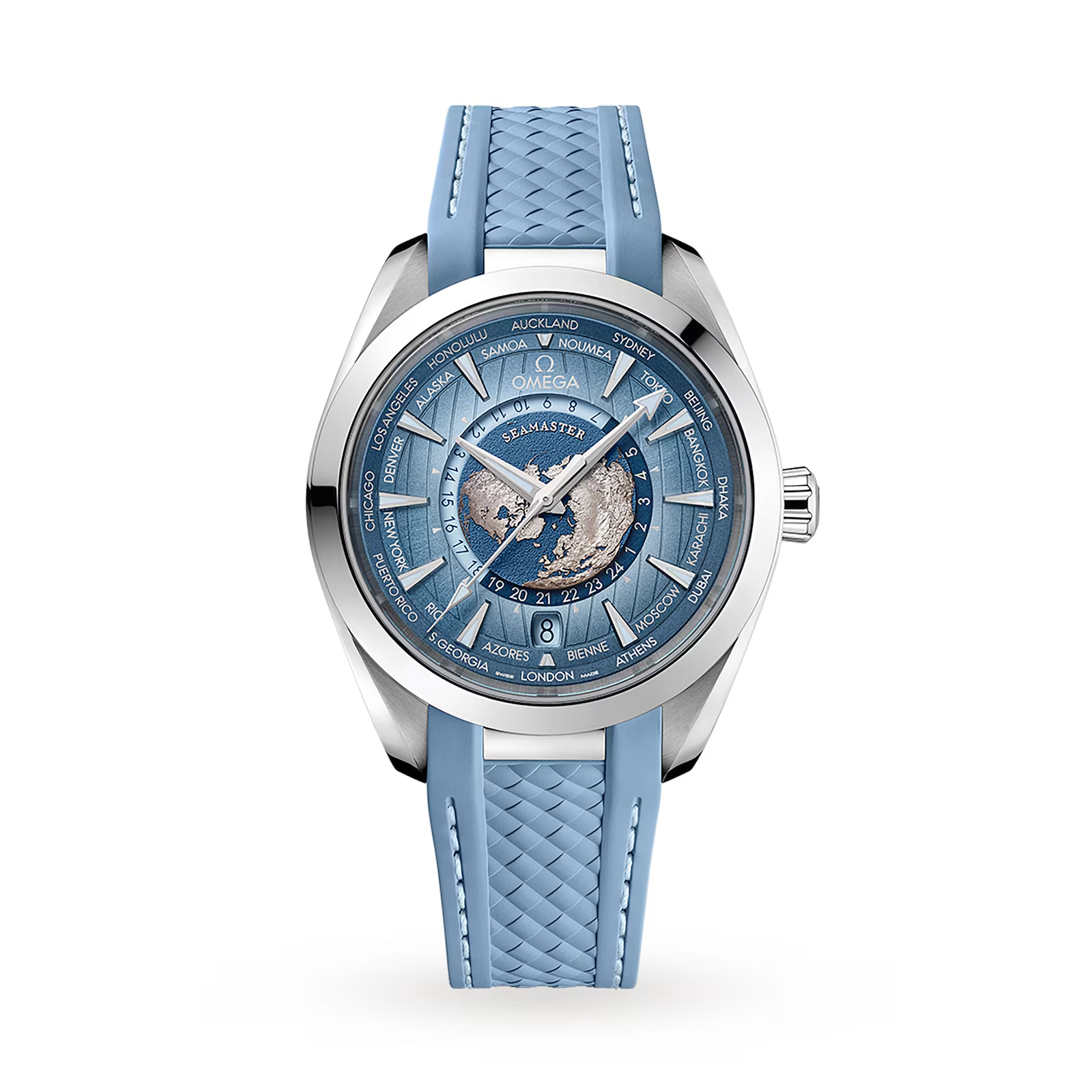Seamaster Aqua Terra 150M Worldtimer GMT 43mm - SILKROAD