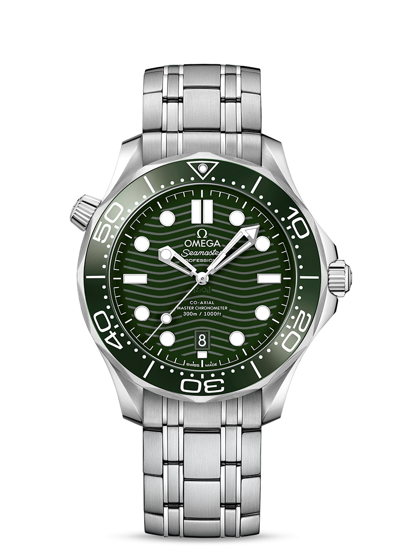 Seamaster Diver 300m Green 42mm - SILKROAD