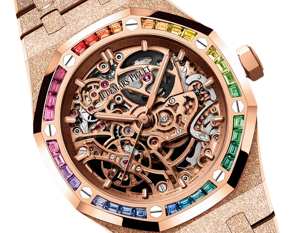 Royal Oak Frosted Gold Double Balance Wheel Openworked 37mm - SILKROAD