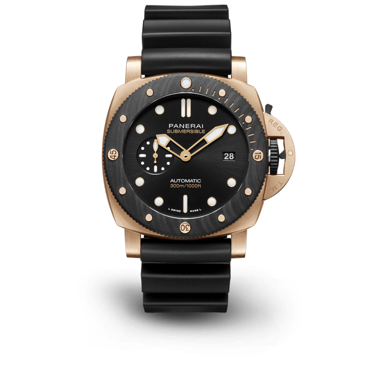 Submersible Black QuarantaQuattro Goldtech™ OroCarbo 44mm - SILKROAD