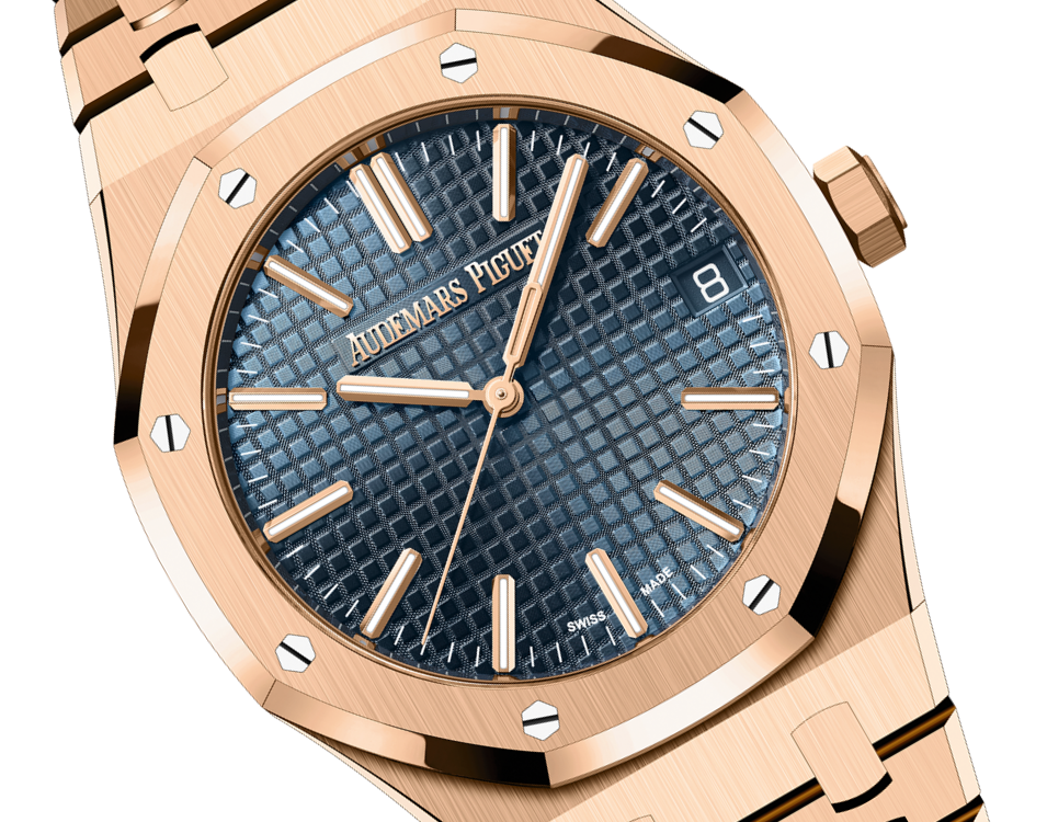 ROYAL OAK Pink Gold “Bleu nuit nuage 50” Dial 41mm - SILKROAD