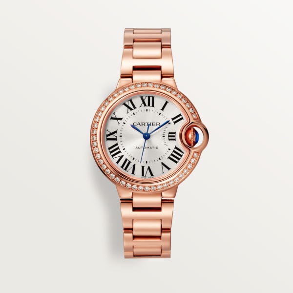 BALLON BLEU Diamond Rose Gold 33mm - SILKROAD