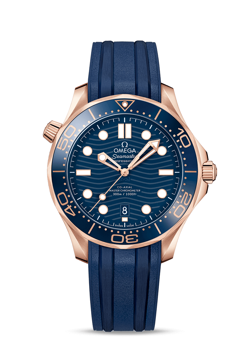 Seamaster Diver 300m Blue Sedna™ Gold 42mm - SILKROAD