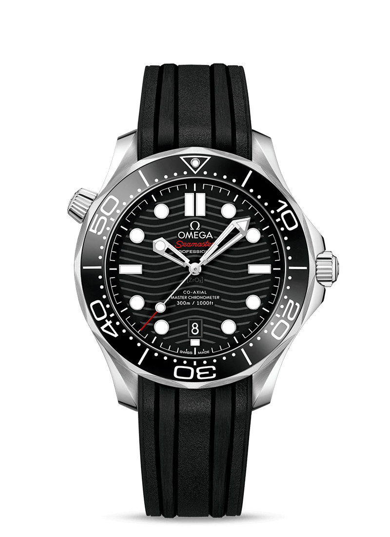 Seamaster Diver 300m Black 42mm - SILKROAD