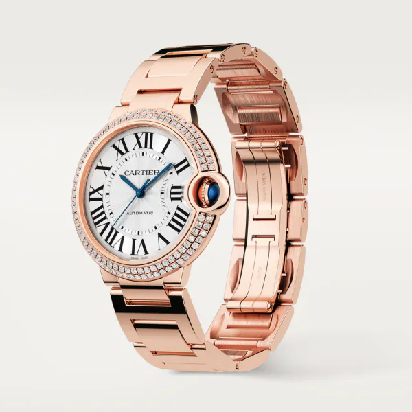 BALLON BLEU Diamond Rose Gold 36mm - SILKROAD