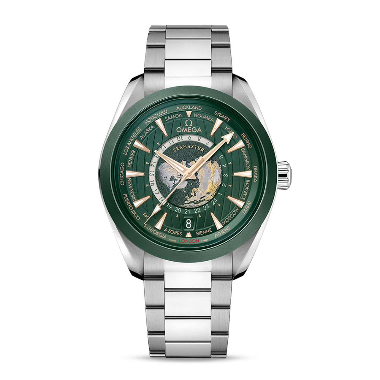 Seamaster Aqua Terra 150M Worldtimer GMT 43mm - SILKROAD