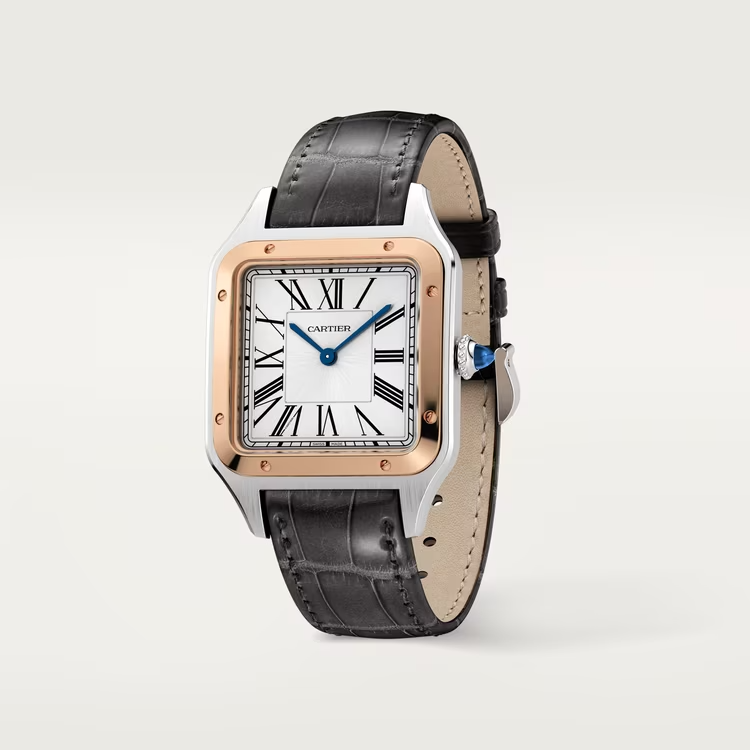 SANTOS-DUMONT Rose Gold Mix 46mm - SILKROAD