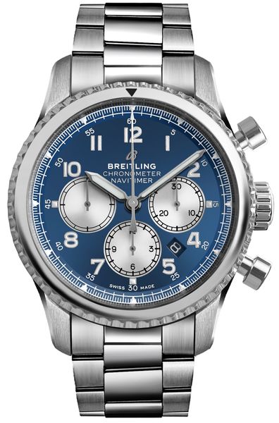 Navitimer 8 B01 Chronograph Blue Dial 43mm - SILKROAD