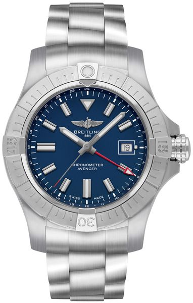 Avenger Automatic GMT Blue Dial 45mm - SILKROAD