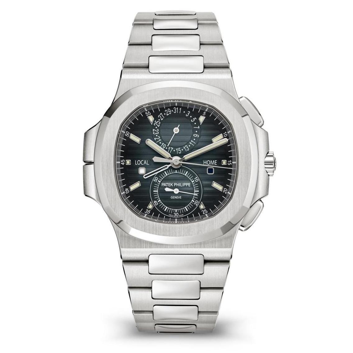 Nautilus 5990-1A-011 Travel Time Chronograph Dual Time 40.5mm - SILKROAD