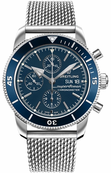 Superocean Heritage II Chronograph Blue Dial 44mm - SILKROAD