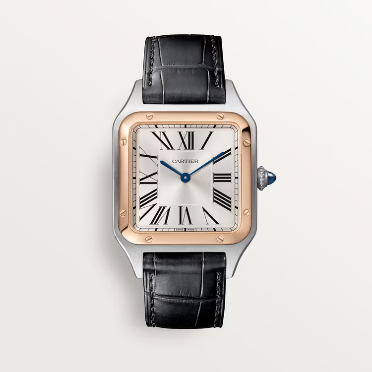 SANTOS-DUMONT Rose Gold Mix 46mm - SILKROAD