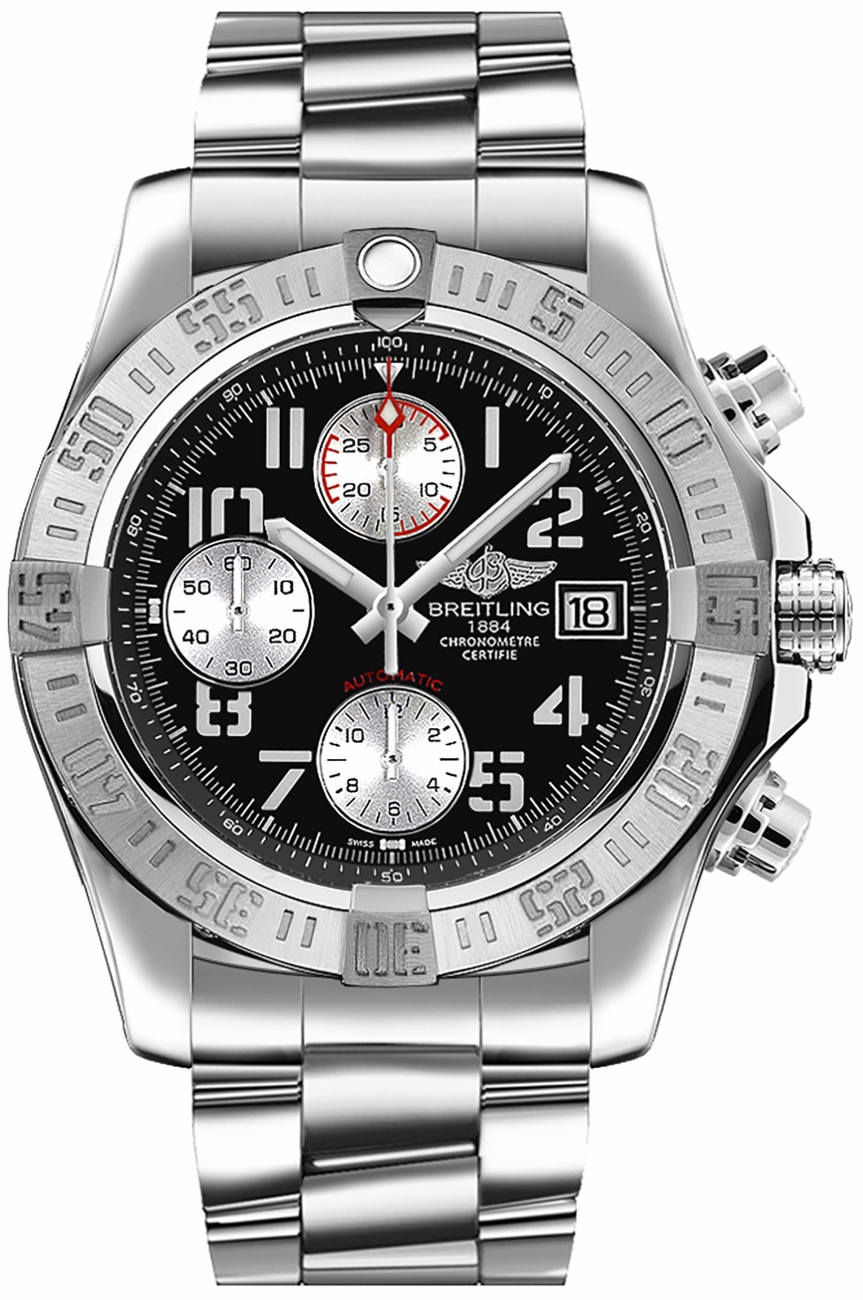Avenger II Black Dial 43mm - SILKROAD