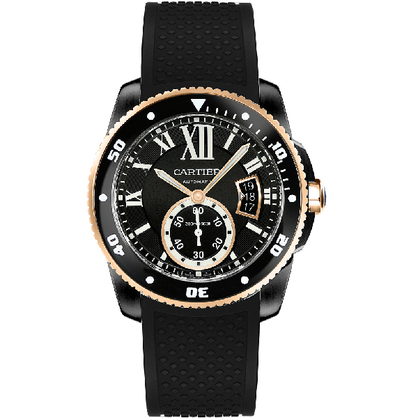 Calibre Rose Gold Mix Full Black 42mm - SILKROAD